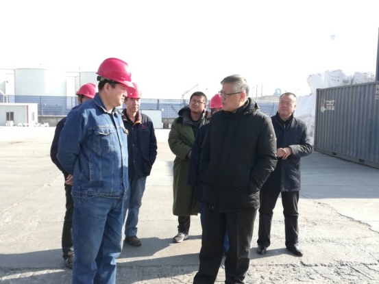 集團黨委書記、董事長王玉輝同志到工投公司考察調研